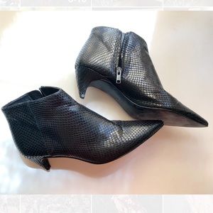 Zara Leather Ankle Boots